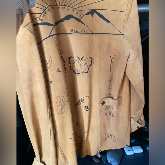 NWT Free People Moms Tattoo Suede Jacket - Picture 7 of 8